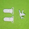 JA-1 Lanyard de 25mm com clipe jacaré fixação manual clipe plástico adequado para corrente de chupeta de 1 polegada cinto