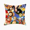Série One Piece Desenho Animado Luffy Solon Personagens Fronha de Almofada para Casa Animação Imitação Super Macia Sofá Almofada Comic-Con