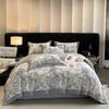 Estilo Francês Estilo Chanel Conjunto de Quatro Peças de Veludo Leite Espessado Cobertor de Veludo para Bebê de Inverno Fronha com Forro de Lã em Ambos os Lados Roupa de Cama Quente