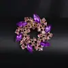 Broche de Acrílico da Moda para Mulheres, Alfinete Eletrodepositado em Liga, Broche Acessório de Roupa
