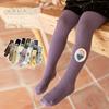 Leggings para Niñas, Nuevos de Primavera y Otoño Color Sólido Algodón Grado A Raya Vertical Estilo Coreano Medias para Niñas, Venta Directa del Fabricante
