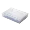 Caja de Almacenamiento Pequeña con Etiqueta para Recibos de Factura, Organizador de Recibos, Caja de Almacenamiento Transparente