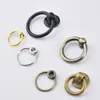 Móveis em Estoque Alça de Argola Redonda Furo Único Circular Gaveta Armário de Remédios Pequena Alça de Puxar Tábua de Corte Tábua de Cortar de Bambu Alça de Argola para Pendurar de Metal