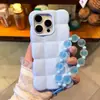 Funda popular para teléfono con cuentas de patrón de nube, adecuada para Apple 18 PRO MAX, a prueba de caídas, diseño moderno, disponible para los modelos 17, 13/14 y 16