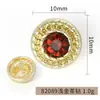 26 Modelos Nuevos de Botones Metálicos Exquisitos y Compactos con Diamantes, Botones Decorativos Redondos Pequeños de 10 mm Cosidos a Mano, Stock Listo Transfronterizo