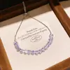 Pulsera de Zirconia Ajustable Ovalada Simple Estilo Europeo Lujo Ligero Gama Alta Versátil Pulsera de Sensación Joyería de Mano de Nicho de Moda para Mujeres