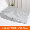 Colchón inclinado anti-reflujo gastroesofágico almohada cojín para reflujo ácido acidez estomacal para cuidado de personas mayores mujeres embarazadas cojín de almohada triangular