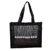 Bolsa de Compras de Malla Transpirable, Bolso de Malla de Nailon, Bolsa de Malla de Poliéster para Almacenamiento de Viaje de Playa de Alta Gama, Personalización