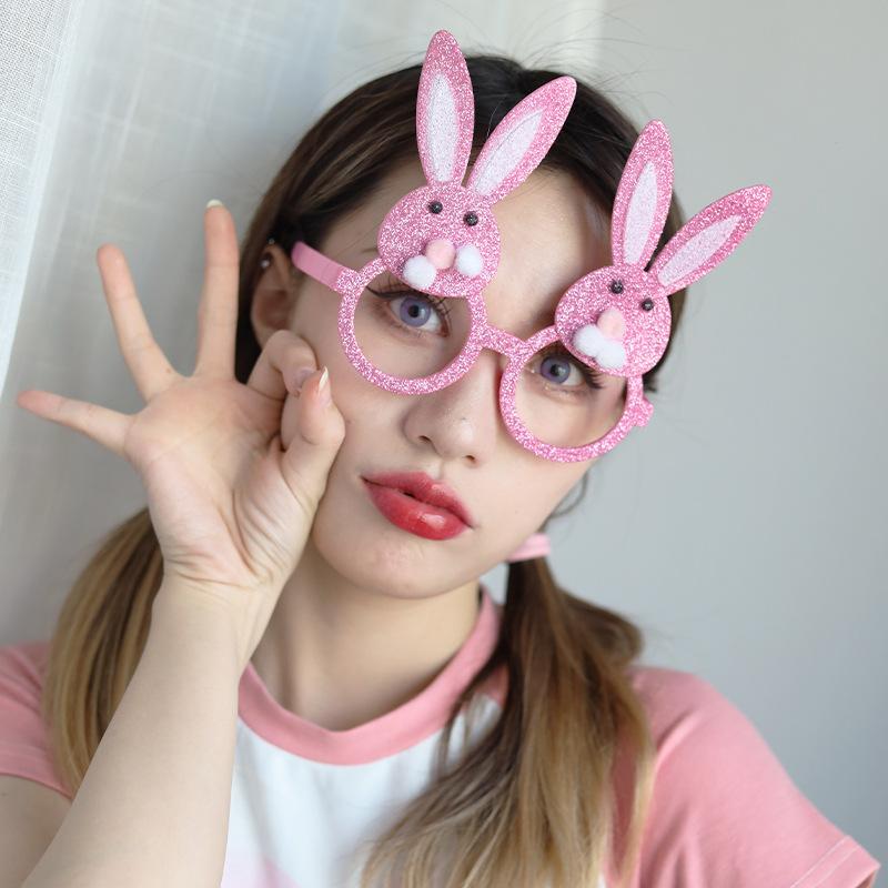 兔耳朵眼镜