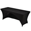 Mantel rectangular multicolor elástico hotel boda registro mesa de postres puesto stand mesa cubierta mantel fábrica venta al por mayor