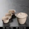 Pequeno Conjunto de Chá Kung Fu para Uso Doméstico, Pequeno Conjunto Completo de Bule, Xícara de Chá, Tigela, Pequena Bandeja de Chá, Mesa de Chá Simples