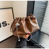 Bolso Pequeño de Cadena Sencillo y Elegante para Mujer, Nuevo Bolso Cubo de Verano 2026 de Moda Muy Vendido, Bolso Cruzado, Bolso de Hombro