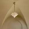 Candelabro de flecos retro americano para sala de estar, lámpara personalizada de alta gama estilo vintage francés para dormitorio y estudio