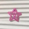Pasador de Estrella de Dopamina Y2K Lindo para Niña Estrella de Cinco Puntas Pasador de Cabello Color Caramelo Ins Clip BB Clip para Flequillo