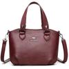 Bolso de Cuero Suave para Mujer, Bolso Tote Atmosférico de Nuevo Estilo a la Moda, Portátil, Fuerte y Duradero, Bolso de Moda, Bolso Interior de Hombro