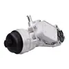 2701800610 Base del Filtro de Aceite Elemento del Filtro de Aceite Adecuado para Conjunto del Filtro de Aceite Mercedes-Benz Gla (Aluminio)