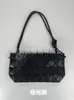 Bolsa de Tofu Zhai San Yi Sheng 2024 Novo Padrão Geométrico de Diamante Bolsa com Cordão Moda Simples Bolsa de Ombro Transversal