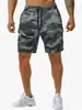Amazon Verano 2025 Pantalones Cortos Digitales Camuflajeados Elásticos de Estiramiento de Cinco Puntos Pantalones Medios Pantalones Deportivos para Hombre
