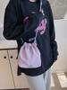 2025 Nueva Moda Coreana Viaje Exterior Bolso Bucket Casual de Hombro para Mujer Bolso Cruzado de Tela de Nailon para Viajero