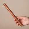 Tubo de Incienso Lacado de Sándalo Morado, Portainciensos Estilo Chino, Artesanía de Tubo de Incienso de Palo de Rosa Africano