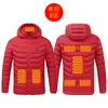 Chaqueta calefactora inteligente de invierno con calefacción eléctrica, chaqueta calefactora de algodón con temperatura constante y acolchado USB, para hombres y mujeres.