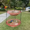 Alimentador de pájaros para jardín de balcón al aire libre más vendido transfronterizo, bebedero para pájaros colgante, decoración de patio, bebedero creativo, estilo colgante