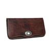 Billetera Larga 2026, Estilo Masculino, Cuero Curtido Vegetal, Billetera Estilo Retro Japonés, Cuero Curtido Vegetal en Stock de Fábrica