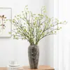 Plantas artificiales, frutos pequeños de frijol, frutos de mijo, accesorios para arreglos florales, frutos de Milán, ramas de frutas para decoración de interiores de sala de estar en casa
