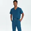 Fabricante de Origem Transfronteiriça Secagem Rápida Roupas de Lavar à Mão Elásticas Roupas Cirúrgicas para Homens e Mulheres Manga Longa e Curta Roupas de Cirurgia para Doutor