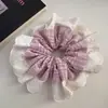 NUEVO Coletero de Encaje Estilo Coreano con Acabado de Alta Gama, Liga para el Cabello para Niñas, Cuerda para el Cabello con Cinta de Lazo, Accesorio para el Cabello