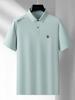 Camisa POLO para hombre Runenboro 2025 verano nuevo cuello solapa manga corta secado rápido anti-ultravioleta primera generación pelo