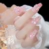 Nova Celebridade da Internet Coração de Dragão Laço Joias de Arte para Unhas Coração Colorido Diamante Fundo Plano Decoração de Unhas Atacado