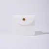 Bolsa con Cierre a Presión Joyería Prehecha Terciopelo Terciopelo de Doble Cara Pulsera Solapa con Cierre a Presión Bolsa con Logotipo Impreso Bolsa para Empaque de Joyería