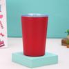 Nova caneca de leite de aço inoxidável de 12oz, mini copo térmico de vácuo duplo, copo de café portátil para carro, atacado