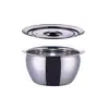 Bacia de Óleo de Aço Inoxidável 304 com Tampa, Tambor de Óleo para Cozinha de Hotel, Tanque de Banha, Bacia de Condimentos, Tanque de Óleo Doméstico, Bacia de Armazenamento de Óleo