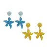 Pendientes de Borla de Estrella de Mar Estilo Resort Costero Aguja de Plata para Mujer, Pendientes Bonitos de Dopamina Únicos y Elegantes