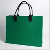 Bolsas de Fieltro Personalizadas al por Mayor, Bolsas Tote Simples de Color Sólido, Regalos Publicitarios Corporativos, Bolsas de Regalo, Bolsas Tote de Gran Capacidad