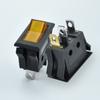 Interruptor con Forma de Barco Certificado Kc Kcd3-B2 con Cubierta en Forma de V Iluminada de 3 Pines y 2 Velocidades Interruptor Certificado Indio Io Coreano