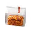 Bolsa para tostadas de 450 g, bolsa para pan de molde con cierre autoadhesivo transparente, bolsa para galletas de patata, repostería casera