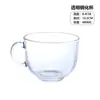 Taza de Vidrio de Moda Taza de Desayuno de Avena con Tapa y Cuchara Taza de Leche para Mujer Taza Doméstica con Asa Estampada LPGO
