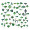 004 Cabeza de Flor de Planta Suculenta Verde Afelpada Suministros Creativos para Bricolaje Accesorios para Colgar en la Pared Decoración de Flores para el Hogar Planta Verde Shangyi