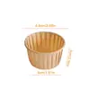 Fabricante de Empaques de Tazas en Rollo de Papel Resistente al Calor, Antiadherente, a Prueba de Grasa, Redondas, Desechables, para Hornear Pasteles y Postres