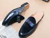 Mocasines de verano transpirables de talla grande para hombre, estilo slip-on, mules casuales de cuero sin tacón
