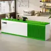 Mostrador de Bar Mostrador de Caja Mostrador Comercial Catering Tienda de Té con Leche Café Bar de Agua Gabinete Integrado Lujo Ligero Sensación de Gama Alta Recepción