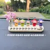 Todos os dias bebê fofo dopamina carro carro placa de estacionamento temporária placa de número digital para celular com aromaterapia