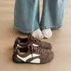 Zapatos de Ballet Derk Marrones para Mujer, Nuevos de Otoño, con Plataforma Interna, Versátiles, Cómodos, Deportivos Casuales, Zapatos de Tabla