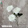 Flores Rosa Simulação Atacado 3 Cabeças Rosa Diamante Flores Artificiais Seda Flores Parede de Flores Cascata Casamento Hotel Cena Decoração