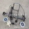 Accesorios para motocicleta de tres ruedas invertida modificada para ATV eje de coche de playa de cuatro ruedas transmisión con contraeje diferencial freno de disco doble eje trasero