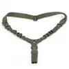 Alça Tática de Ponto Único Estilo Americano para Arma de Fogo, Cordão Tático Multifuncional Trançado de Nylon, Alça Tática para Arma de Pistola de Bolinhas de Água, Camuflagem para Tiro