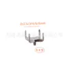Ajustes para Pendientes de Aleación de Titanio F136, Ajustes de Titanio G23 de Cuatro Garras con Base Plana, Ajustes de Base Semicircular para Ópalo, Piercings de Lengua, Accesorios para Piercings de Labio